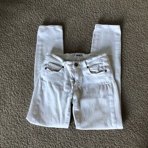 Paige White Kylie Crop Jeans sz 24